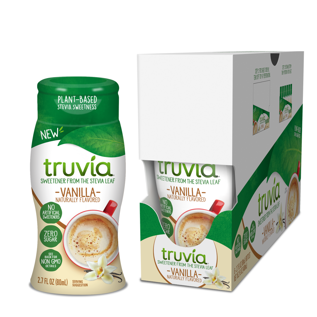 Truvia Liquid Sweetener, Vanilla Flavor 6-Pack