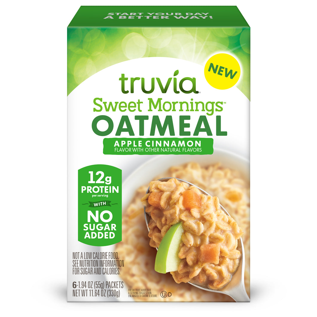 Truvia® Sweet Mornings™ Oatmeal, Apple Cinnamon Flavor