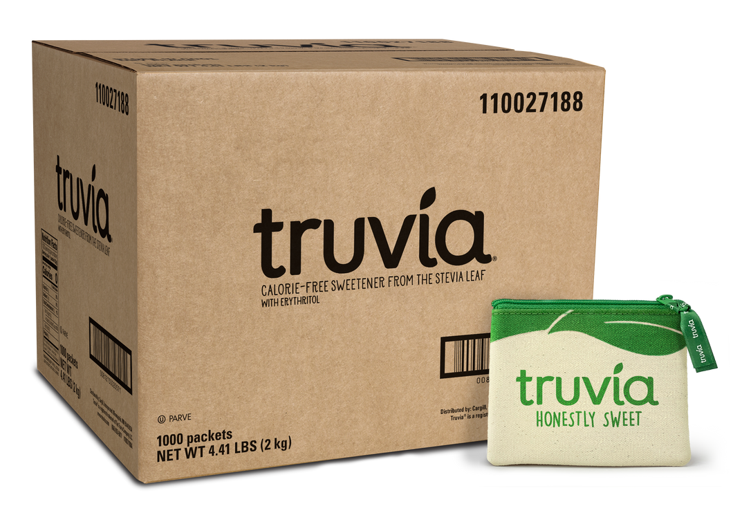 Truvia Sweetener Packets, 1000 Count Carton