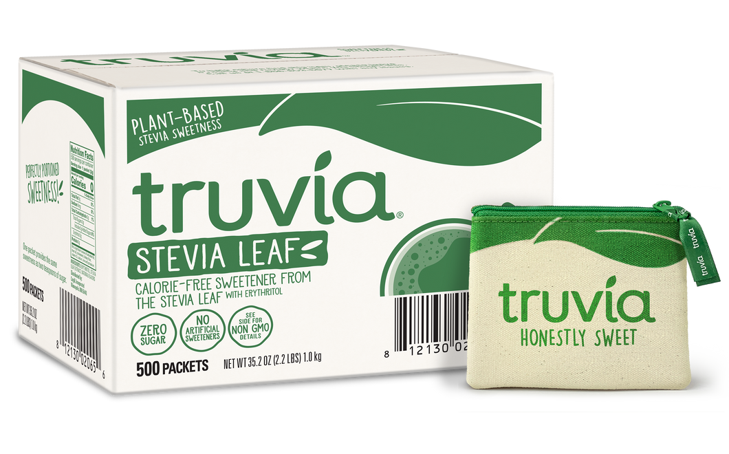 Truvia Sweetener Packets, 500 Count Carton