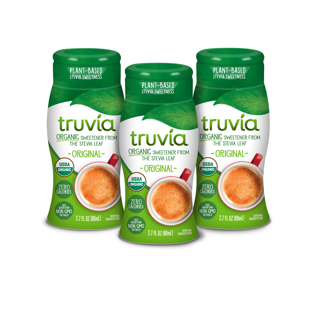 Truvia Calorie-Free Organic Liquid Sweetener, Original Flavor 3-Pack